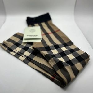 NWT Burberry Girl's Gina Stretch Jersey Nova Check Leggings Size 8